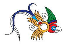 Latin Village Logo: Logo created by Jeanette Obbink, Studio Blue Print, Paris, Ontario